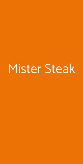 Mister Steak, Pozzuoli