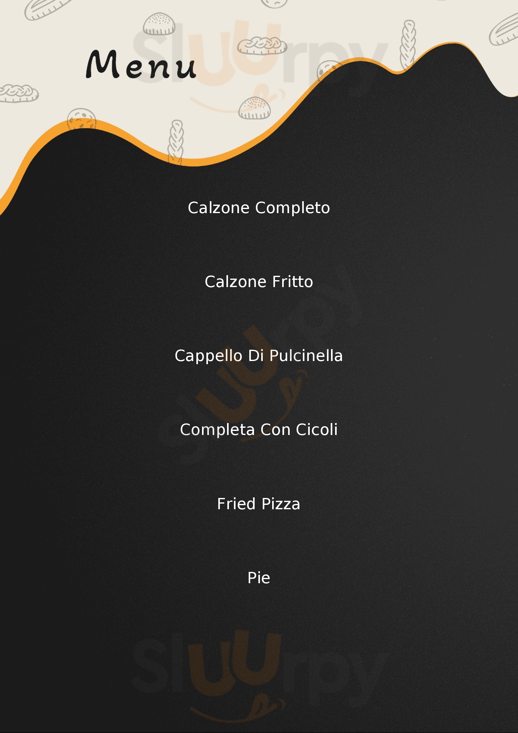 Antica Pizza Fritta Da Zia Esterina Sorbillo Napoli menù 1 pagina