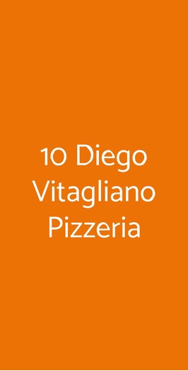 10 Diego Vitagliano Pizzeria, Pozzuoli