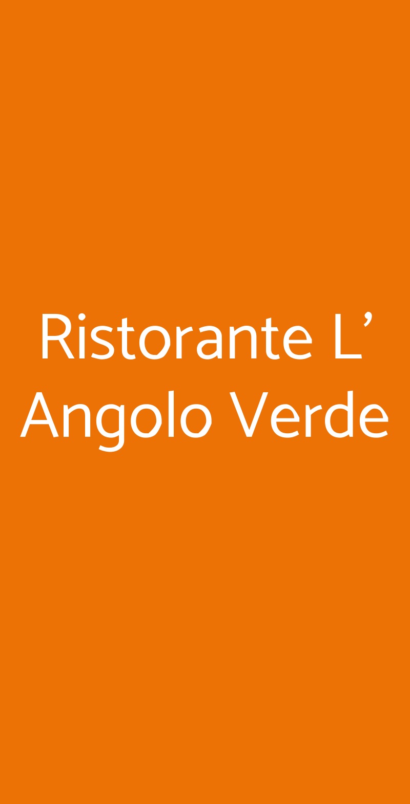 Ristorante L' Angolo Verde, Caposele