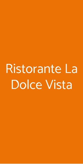 Ristorante La Dolce Vista, Praiano