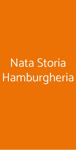 Nata Storia Hamburgheria, Napoli