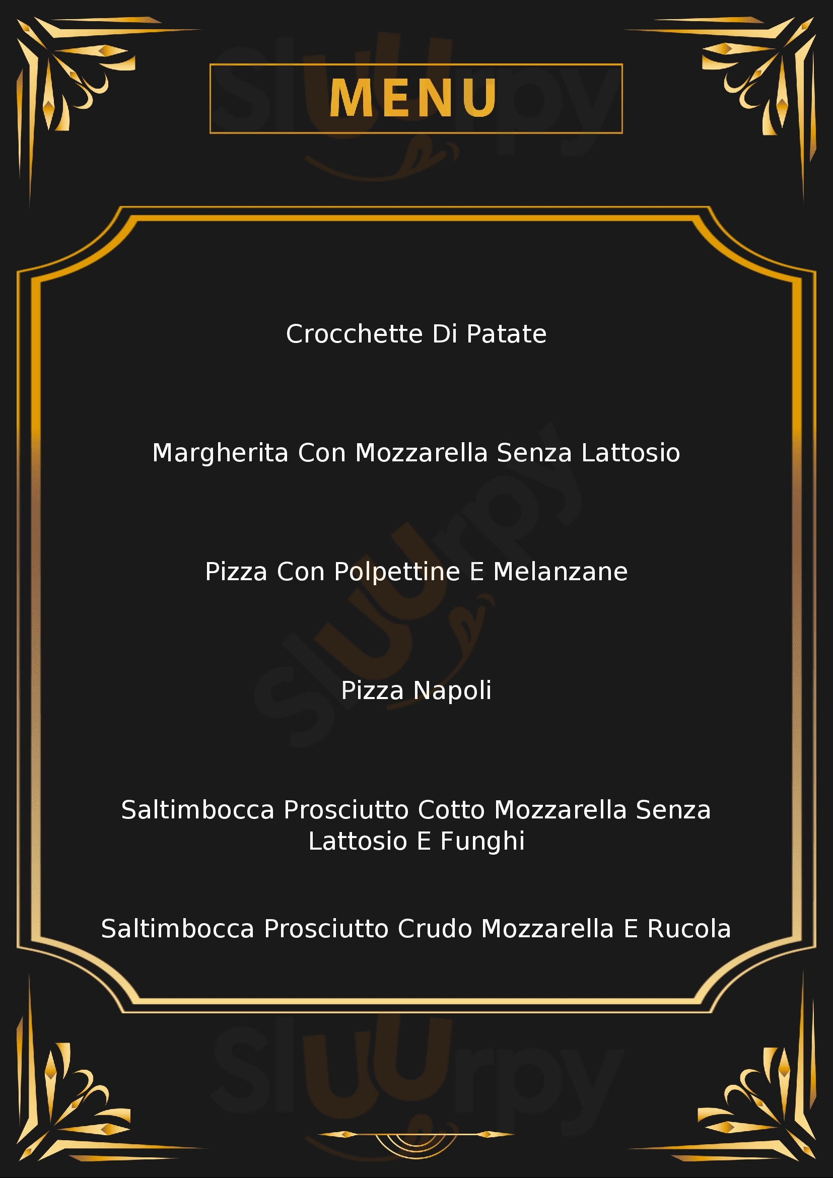 Savi Pizza & Restaurant Maiori menù 1 pagina