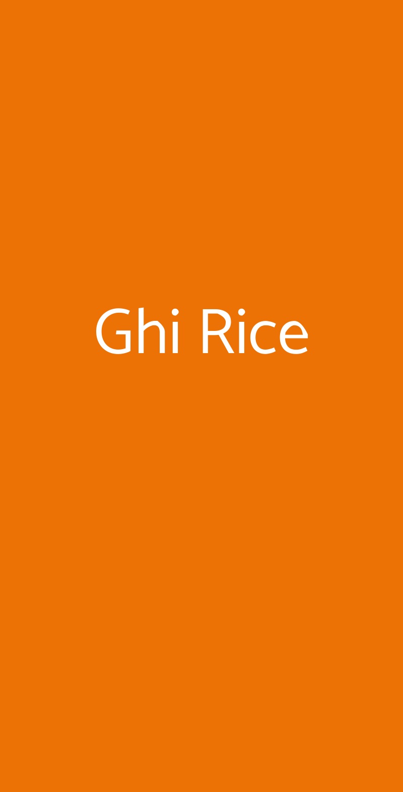 Ghi Rice Napoli menù 1 pagina