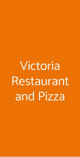 Victoria Restaurant And Pizza, Napoli