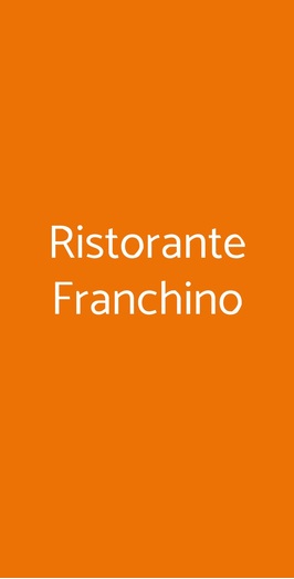 Ristorante Franchino, Praiano