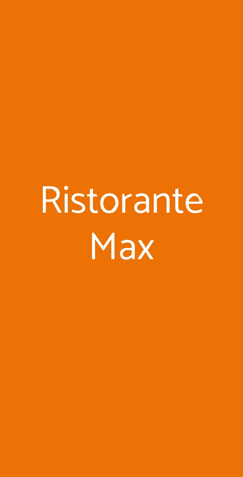 Ristorante Max Positano menù 1 pagina