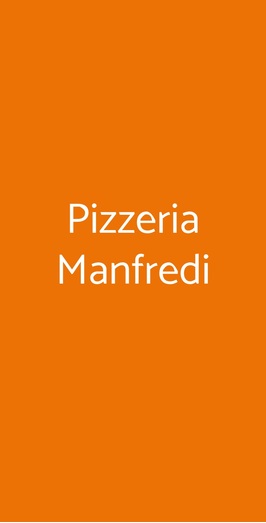 Pizzeria Manfredi, Napoli