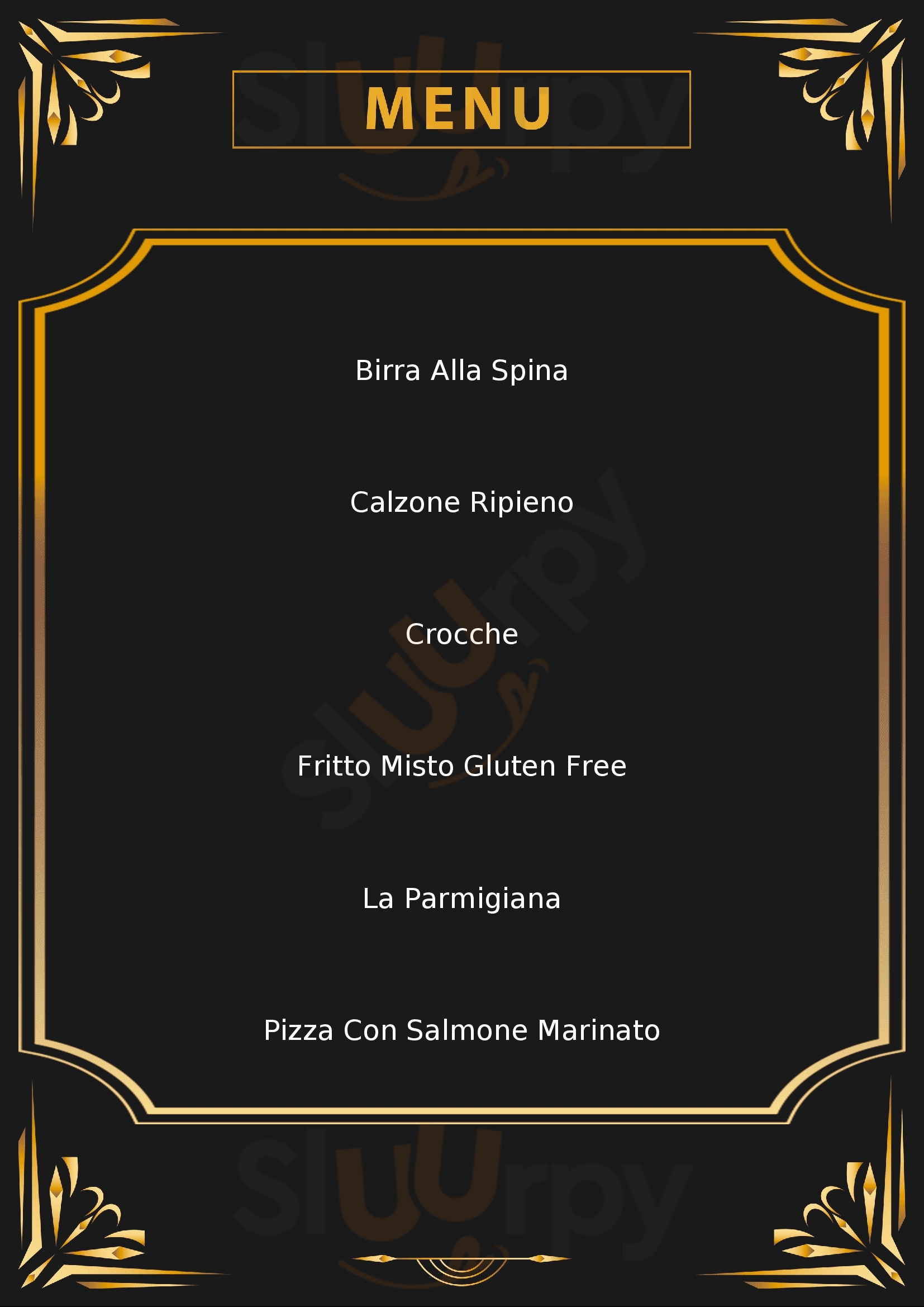Pizzeria Sciue' Salerno menù 1 pagina