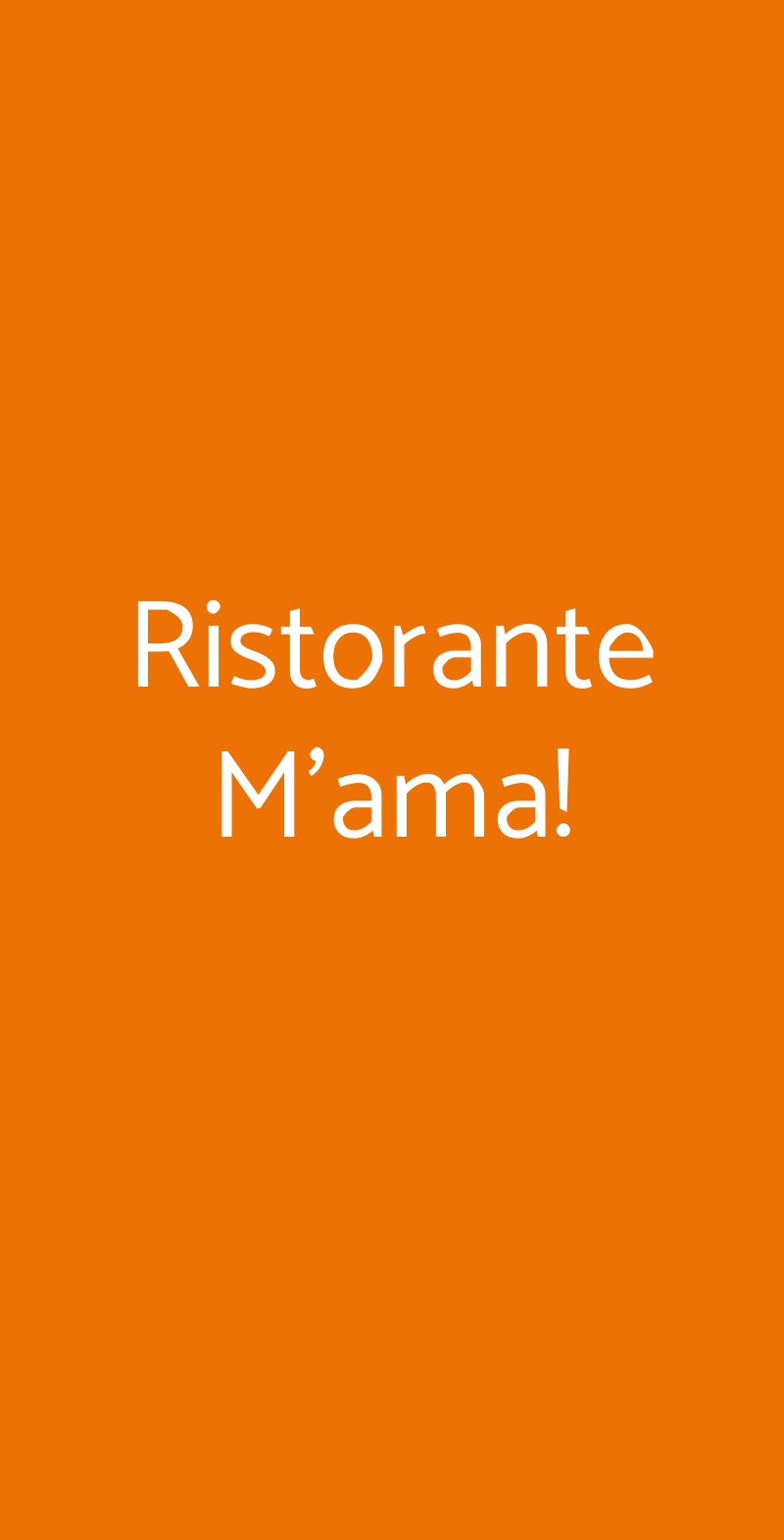 Ristorante M'ama!, Praiano