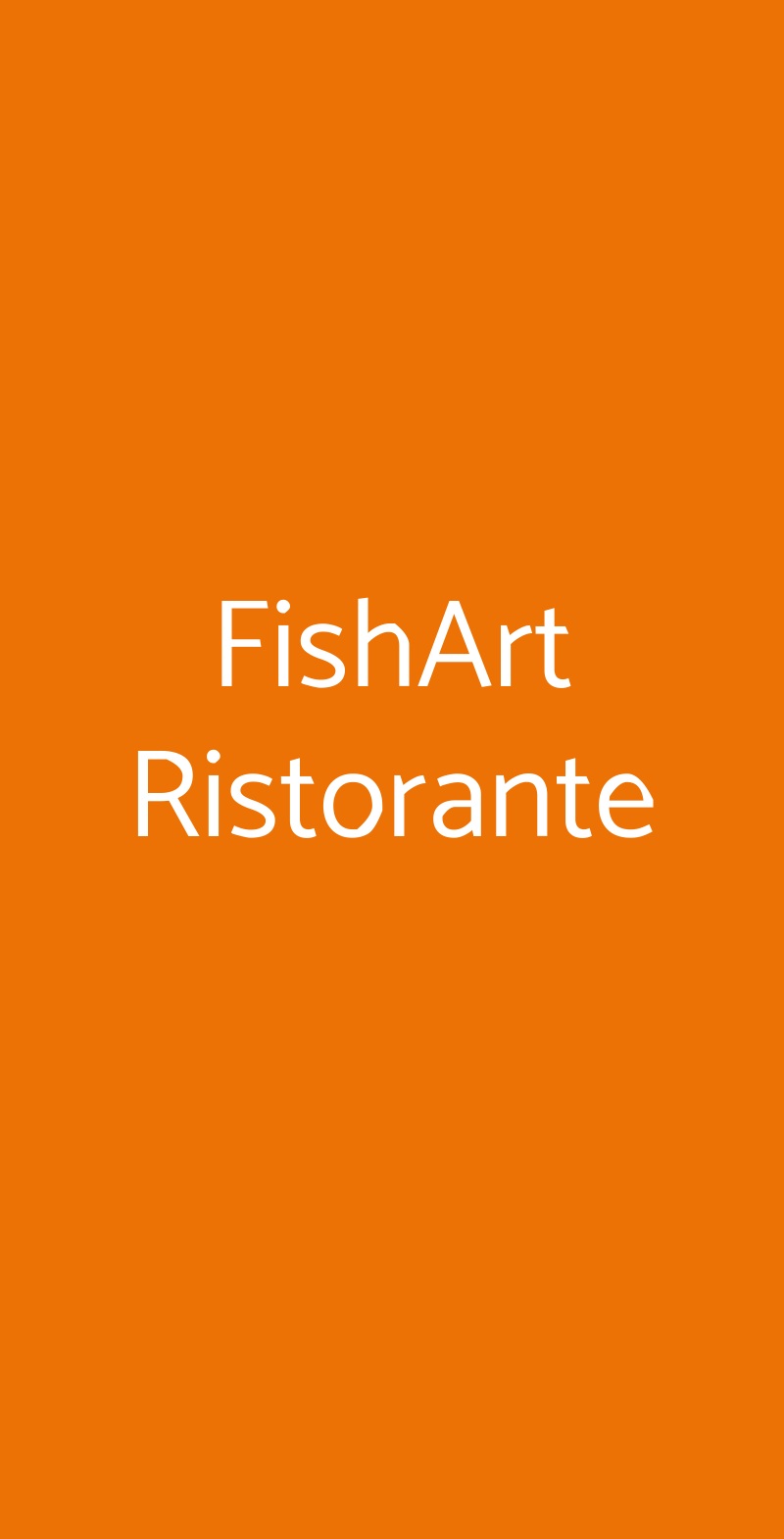 FishArt Ristorante Salerno menù 1 pagina