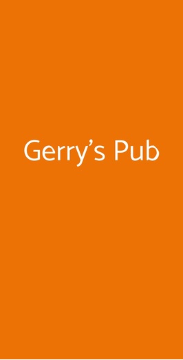 Gerry's Pub, Amalfi