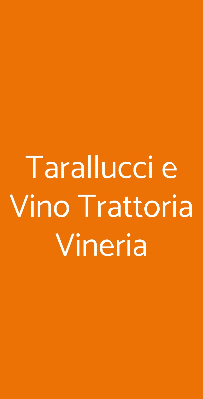 Tarallucci e Vino Trattoria Vineria Camerota menù 1 pagina