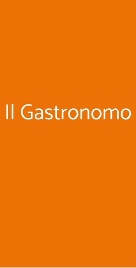 Il Gastronomo, Giugliano in Campania