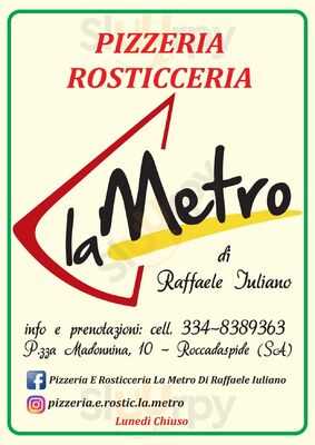 Pizzeria E Rosticceria La Metro Di Raffaele Iuliano, Roccadaspide