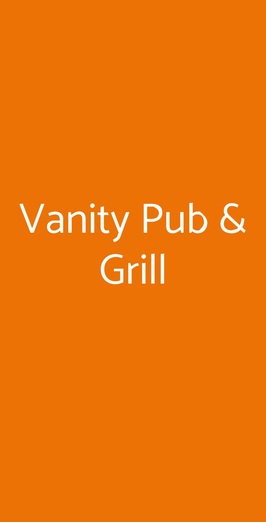 Vanity Pub & Grill, Napoli
