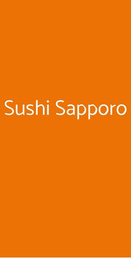 Sushi Sapporo, Napoli