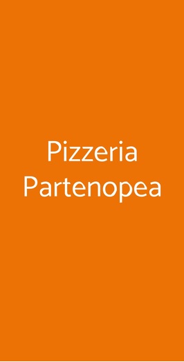 Pizzeria Partenopea, Napoli