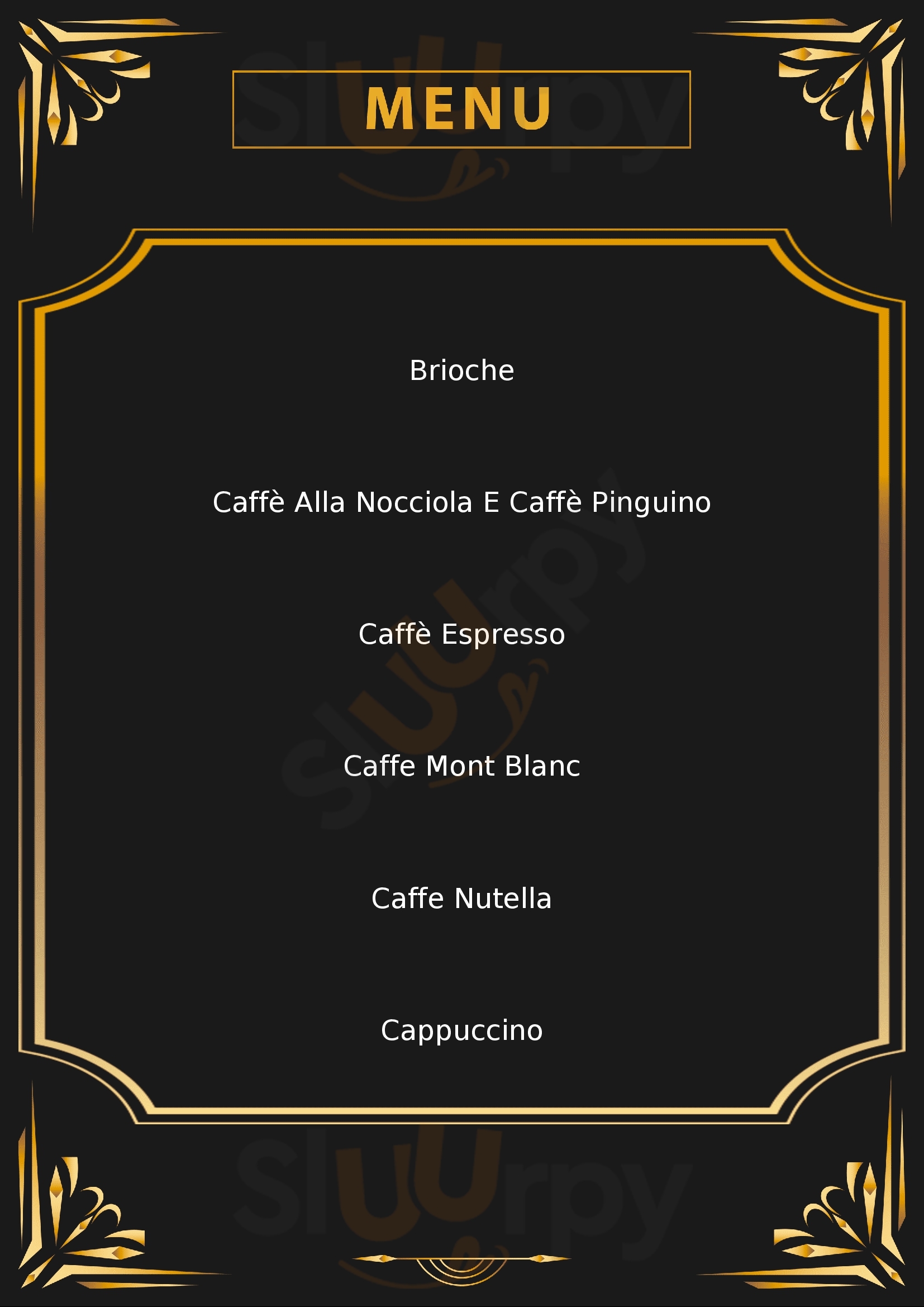 Caffè et Cafè Salerno menù 1 pagina