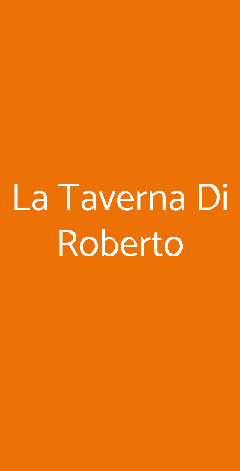 La Taverna Di Roberto, Bologna