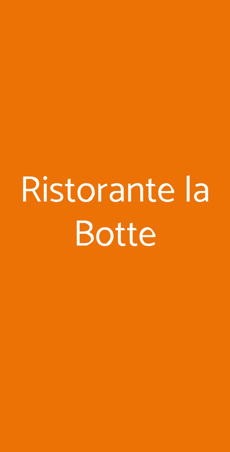 Ristorante la Botte Rimini menù 1 pagina