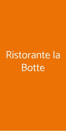 Ristorante La Botte, Rimini