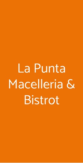 La Punta Macelleria & Bistrot, Modena