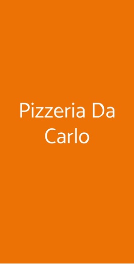 Pizzeria Da Carlo, Bologna