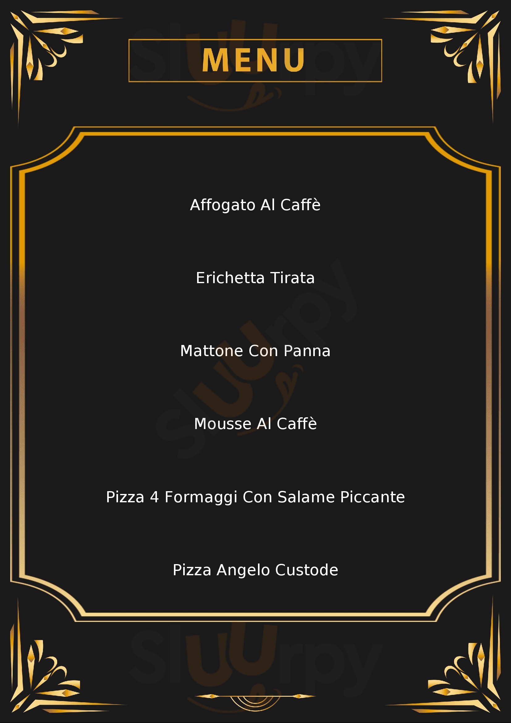 Bassi Federica Pizzeria Pub Galliera menù 1 pagina