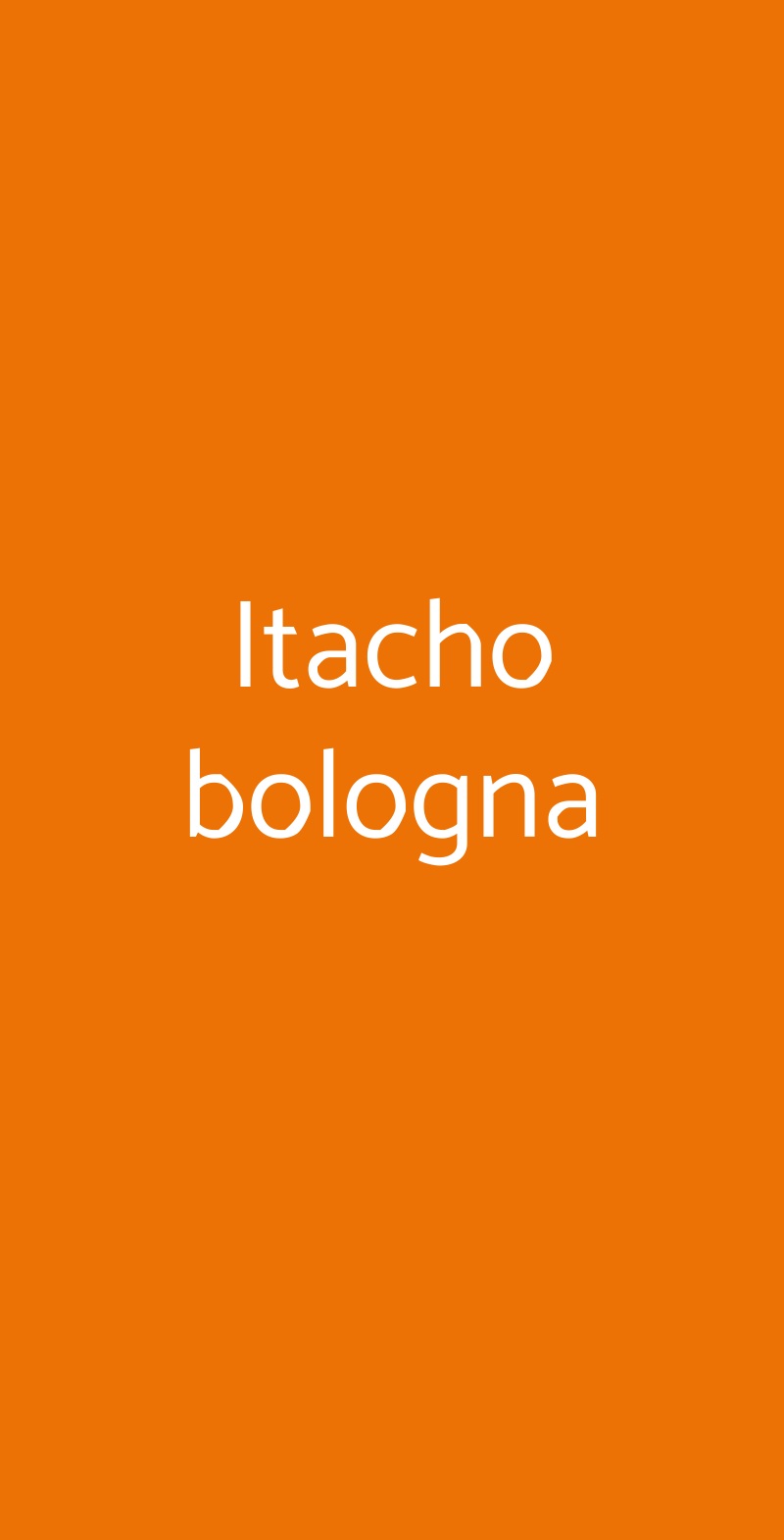 Itacho bologna Bologna menù 1 pagina