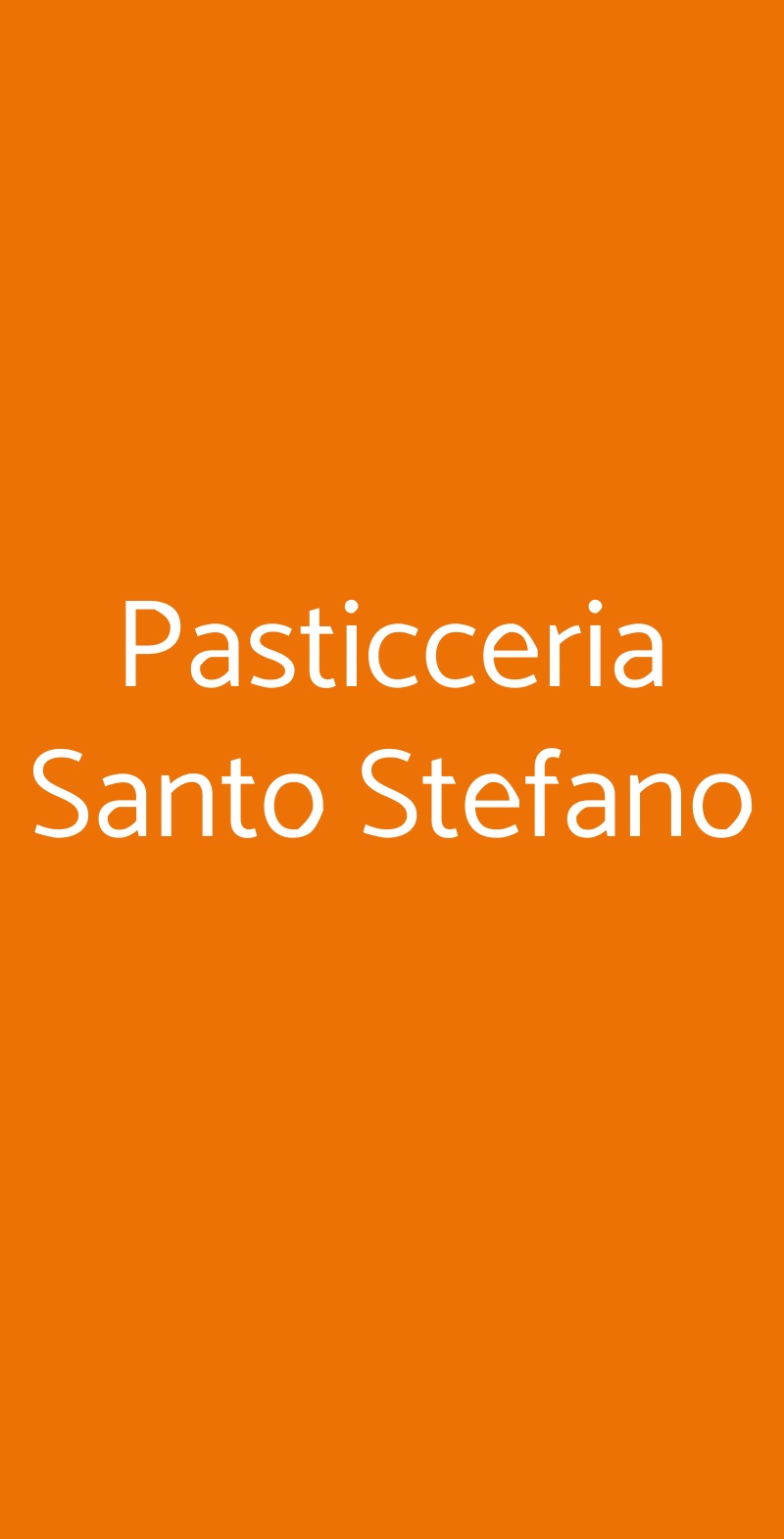 Pasticceria Santo Stefano Bologna menù 1 pagina