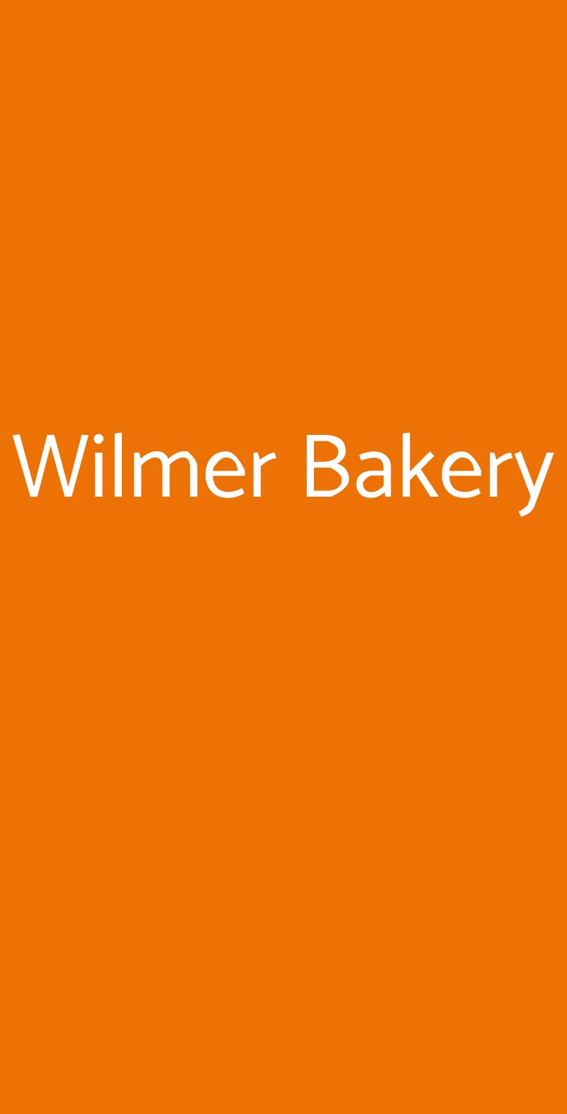 Wilmer Bakery Santarcangelo di Romagna menù 1 pagina
