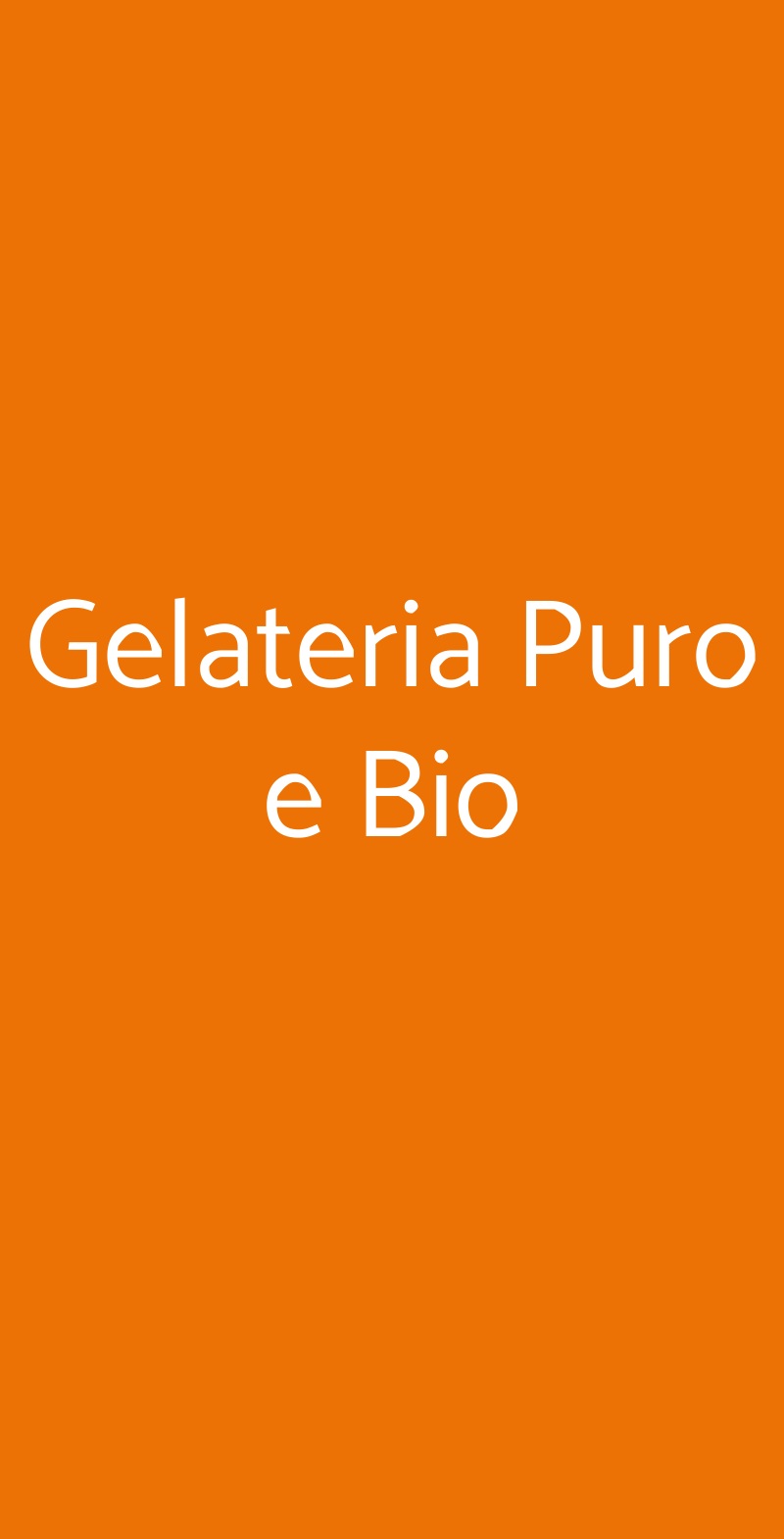Gelateria Puro e Bio Santarcangelo di Romagna menù 1 pagina