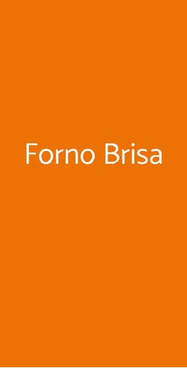 Forno Brisa, Bologna