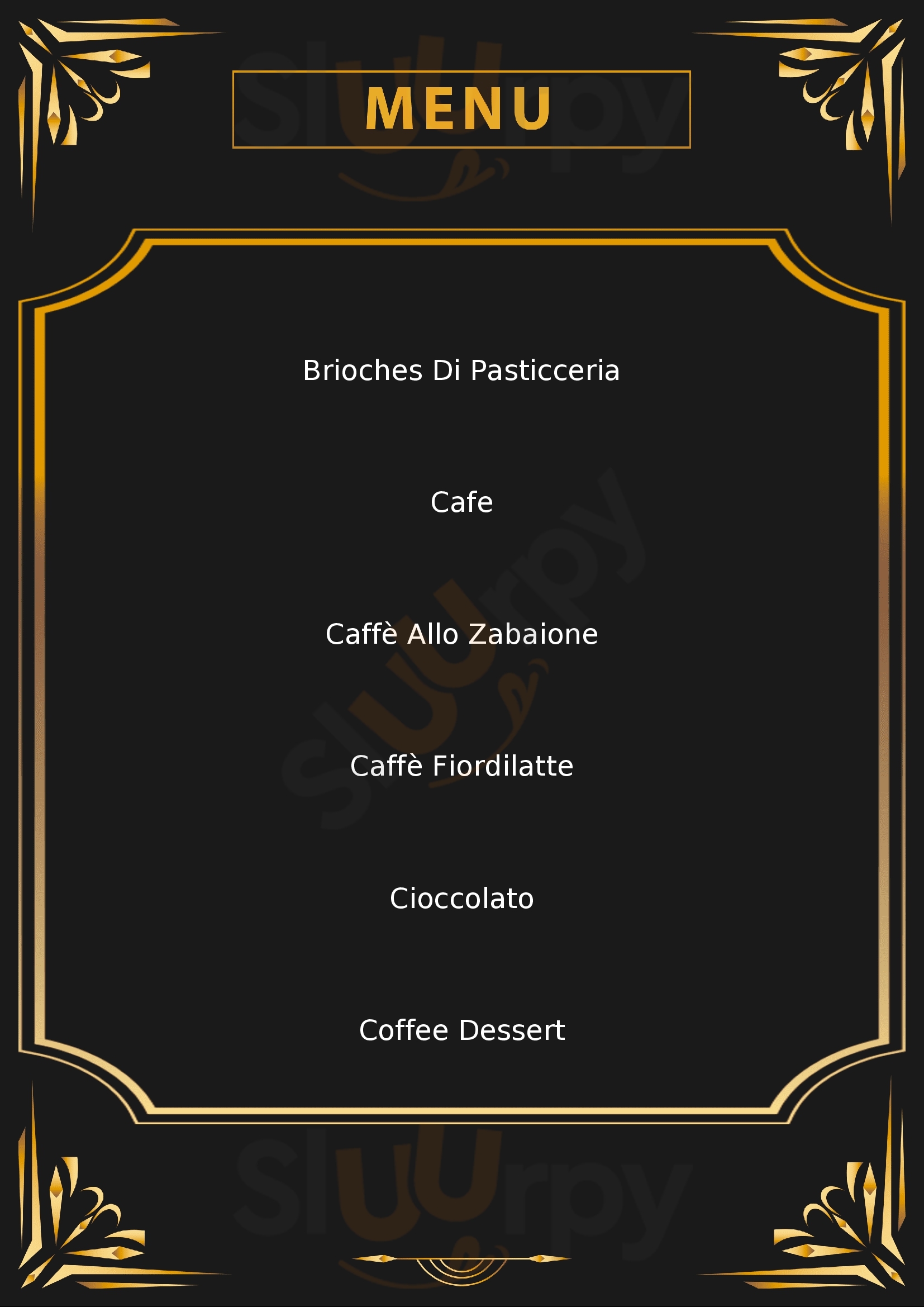 Bar Aroma Degustazione E Vendita Di Caffe' Pregiati Bologna menù 1 pagina