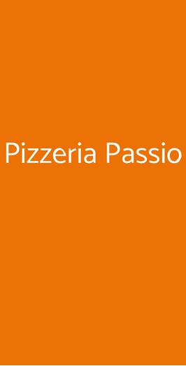 Pizzeria Passio, Bologna