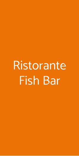 Ristorante Fish Bar, Rimini