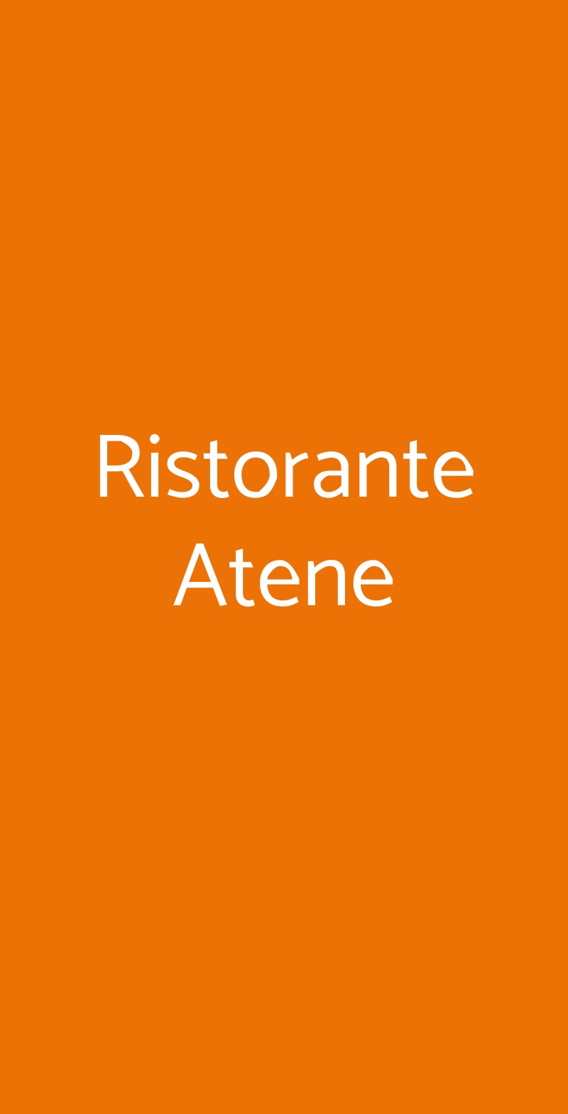 Ristorante Atene Cesena menù 1 pagina