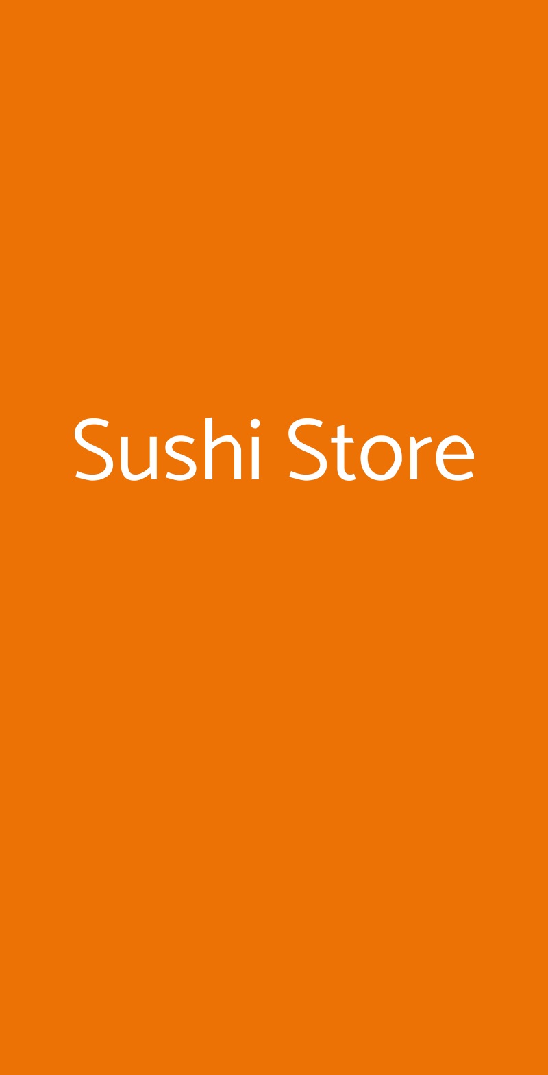 Sushi Store Reggio Emilia menù 1 pagina