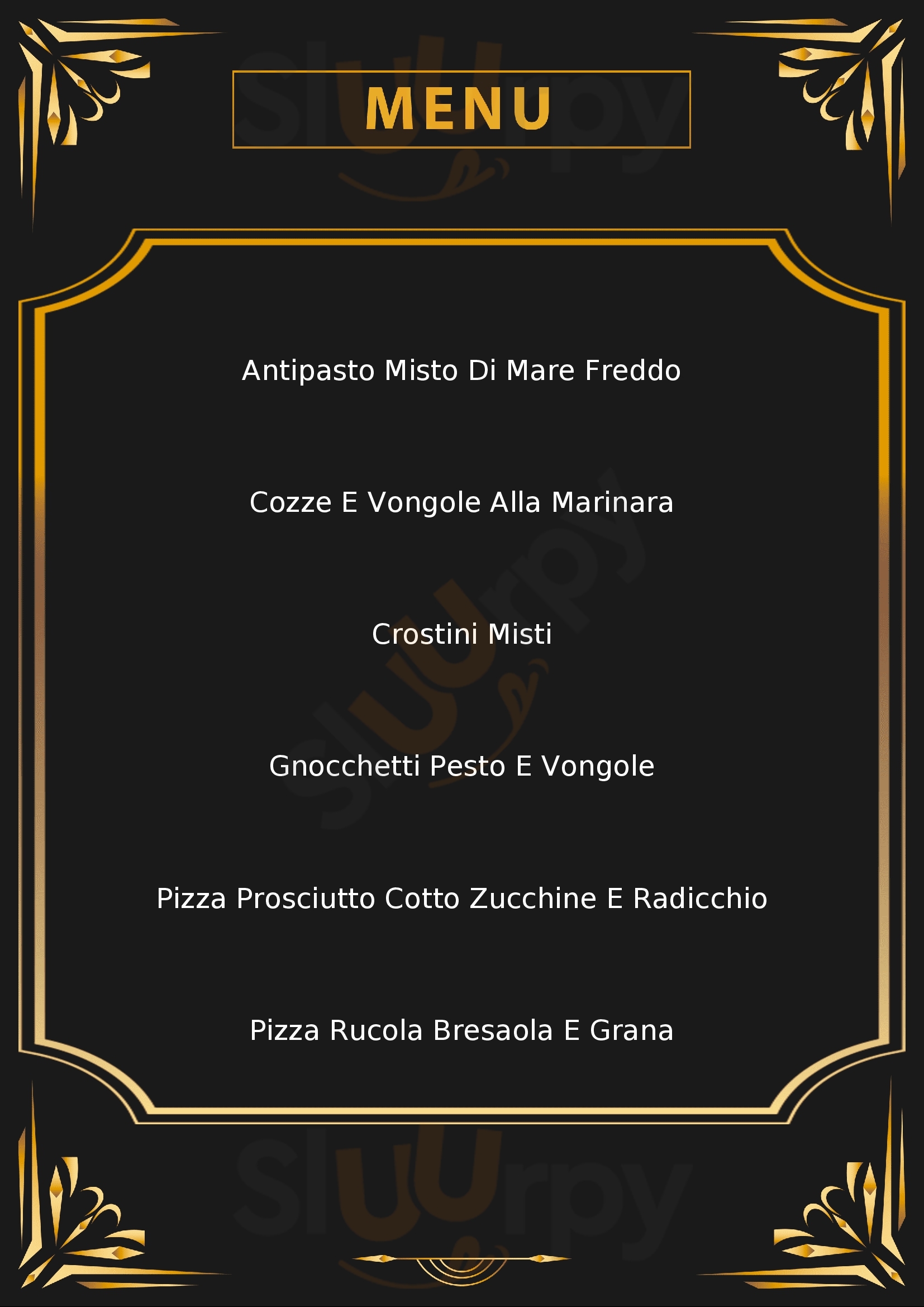 La conchiglia di Michele ristorante pizzeria Riccione menù 1 pagina