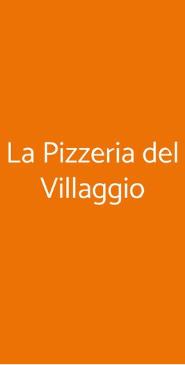 La Pizzeria Del Villaggio, Rimini
