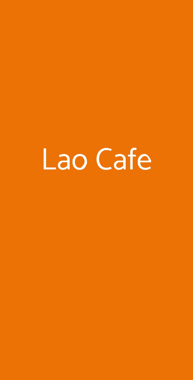 Lao Cafe Castel San Pietro Terme menù 1 pagina