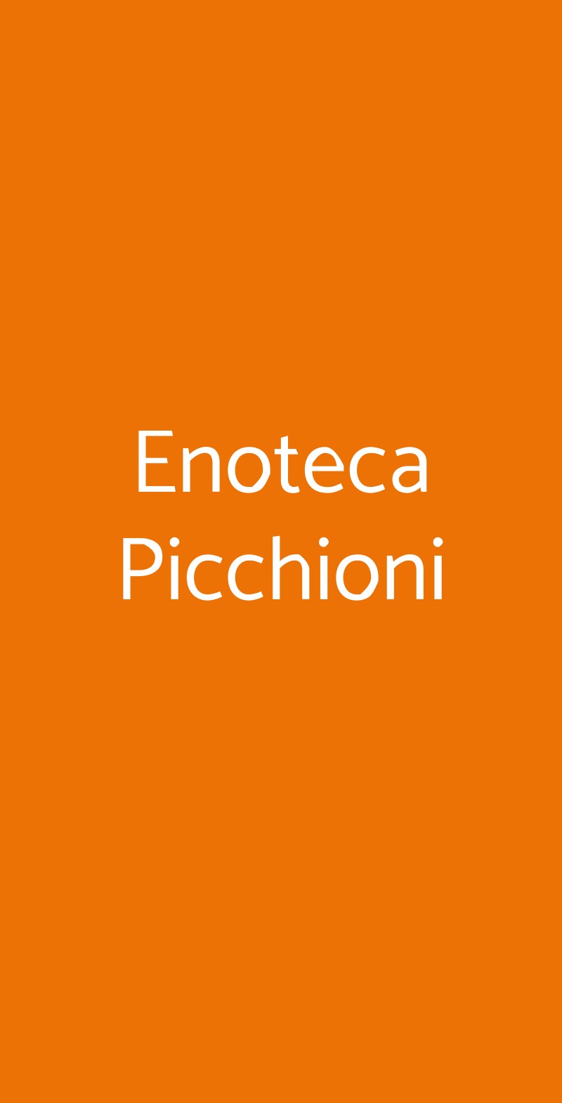 Enoteca Picchioni Piacenza menù 1 pagina