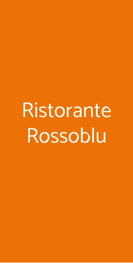 Ristorante Rossoblu, Bologna