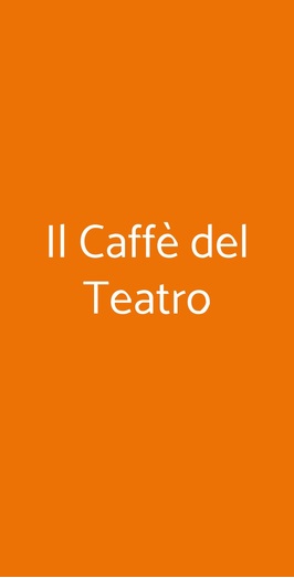 Il Caffè Del Teatro, Ravenna