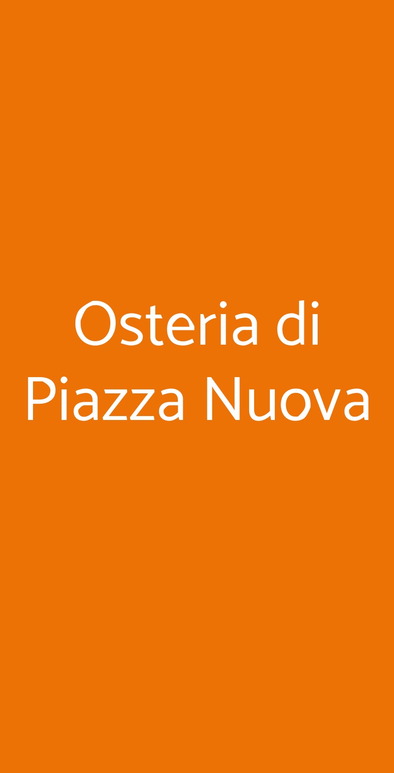 Osteria di Piazza Nuova Bagnacavallo menù 1 pagina