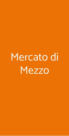 Mercato Di Mezzo, Bologna