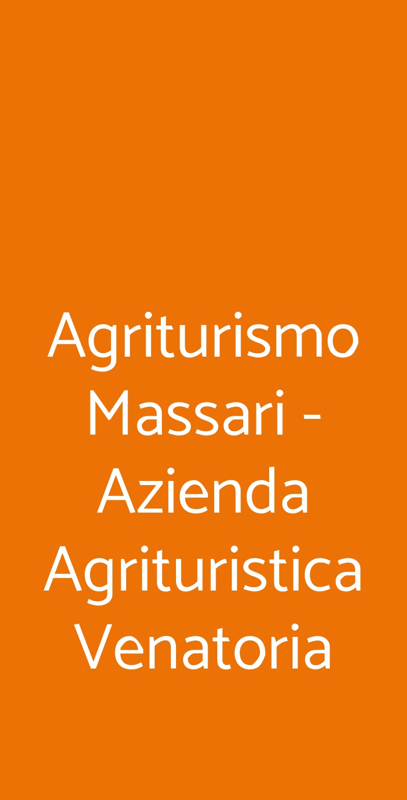 Agriturismo Massari - Azienda Agrituristica Venatoria, Conselice