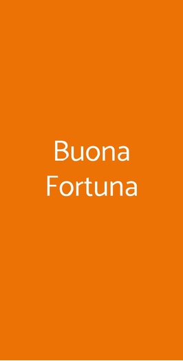 Buona Fortuna