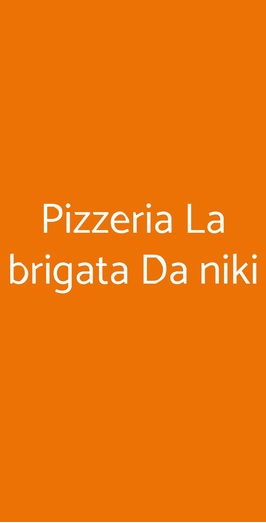 Pizzeria La Brigata Da Niki, Trieste